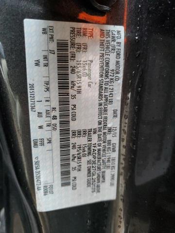 2016 Ford Focus S VIN: 1FADP3E27GL252075 Lot: 69630443