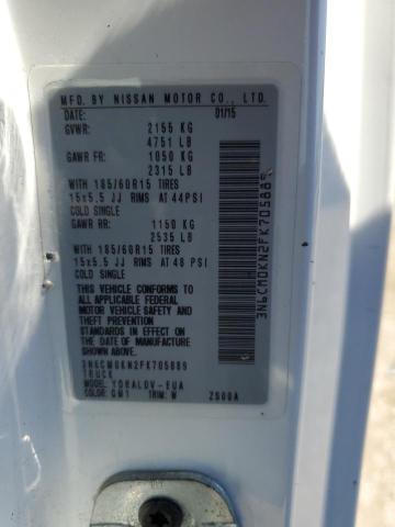 3N6CM0KN2FK705889 Nissan NV200 2.5S
