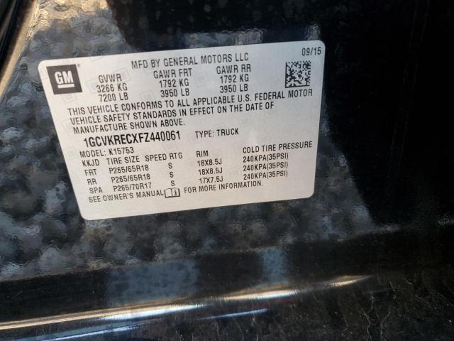 2015 CHEVROLET SILVERADO2 1GCVKRECXFZ440061