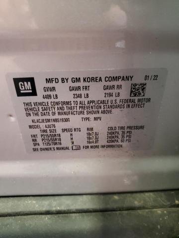 KL4CJESM1NB519300 Buick Encore Preferred