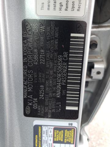 KNAGN4AD9E5068569 KIA OPTIMA HYBRID