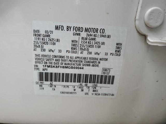 1FMSK8FH8MGB69044 Ford Explorer Limited