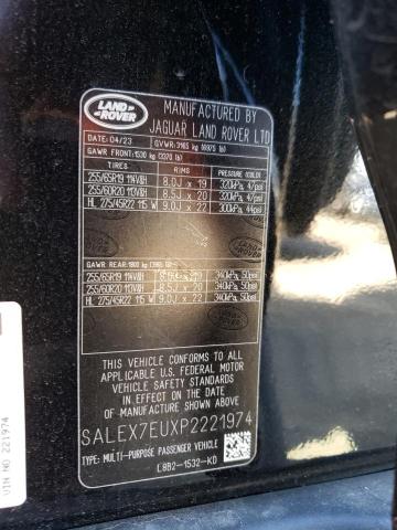 SALEX7EUXP2221974 Land Rover Defender 110 X