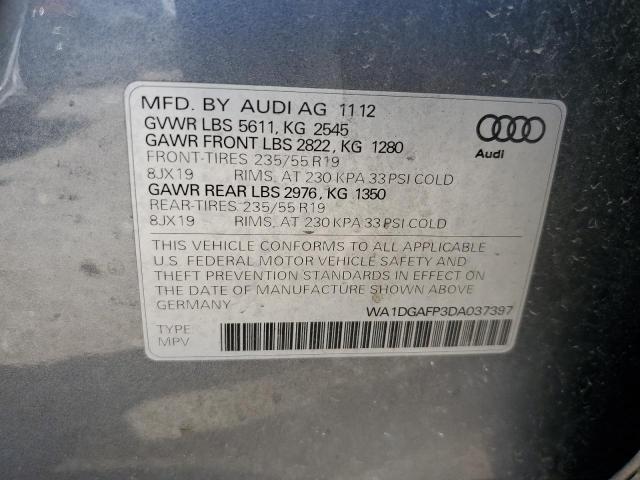 VIN WA1DGAFP3DA037397 2013 Audi Q5, Premium Plus no.13