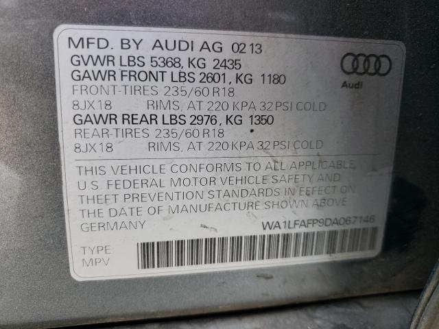 VIN WA1LFAFP9DA067146 2013 Audi Q5, Premium Plus no.13