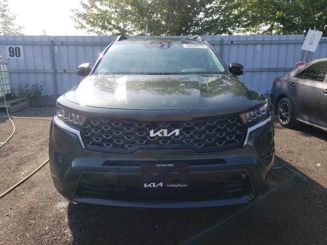 VIN: 5XYRGDLF3NG113632 Auction: COPART CANADA Lot: 68038873 Location: ONTARIO AUCTION 5XYRGDLF3NG113632 KIA SORENTO 2022 GREEN Photo 5