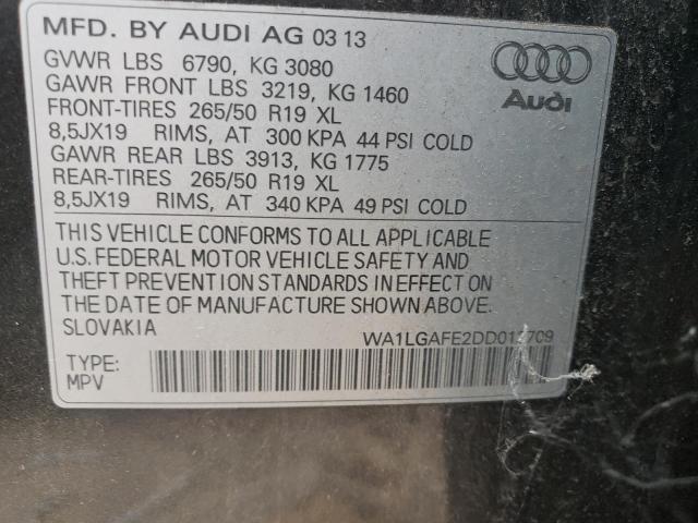 WA1LGAFE2DD012709 2013 AUDI Q7, photo no. 13