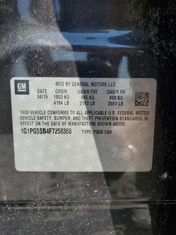 2015 CHEVROLET CRUZE LTZ - 1G1PG5SB4F7258360