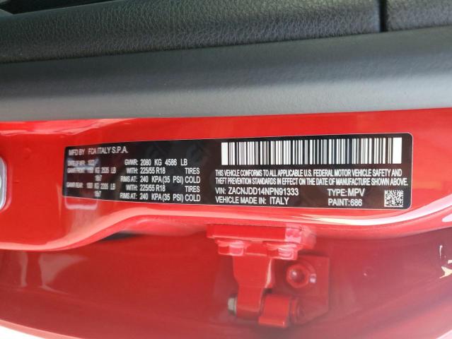 ZACNJDD14NPN91333 Jeep Renegade Limited