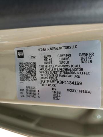 1GTP5BEK0P1184169 GMC Canyon Elevation