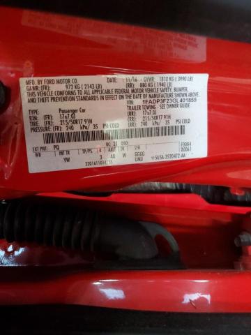 1FADP3F23GL401855 Ford FOCUS SE