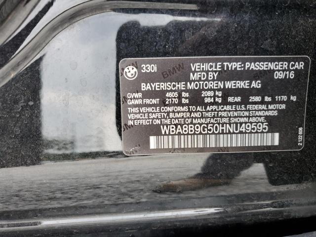 WBA8B9G50HNU49595 BMW 330 I