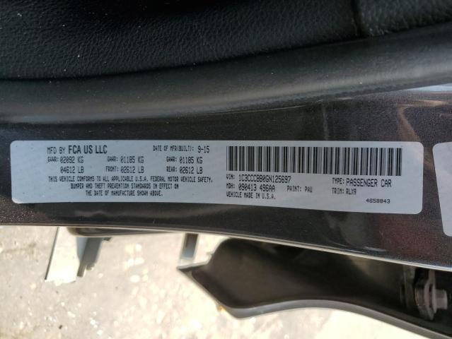 1C3CCCBB0GN125697 Chrysler 200 S