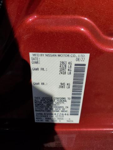 1N4BL4CVXNN422646 Nissan ALTIMA SR