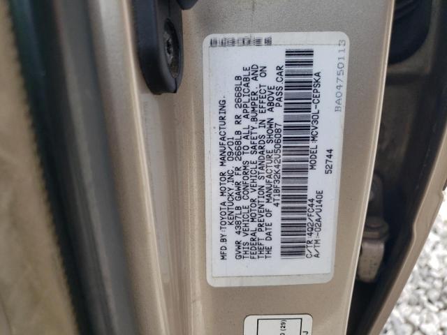 4T1BF32K42U506087 2002 Toyota Camry Le