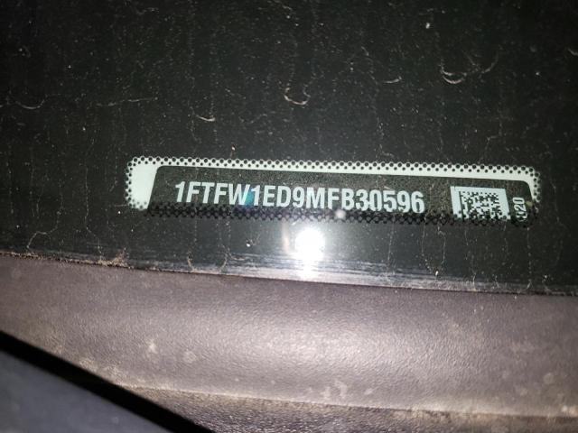 1FTFW1ED9MFB30596 Ford F150 Supercrew