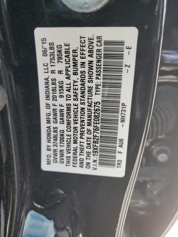 19XFB2F76FE082675 Honda CIVIC SE