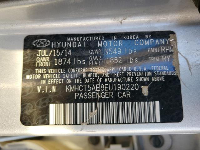 KMHCT5AE8EU190220 Hyundai ACCENT GLS