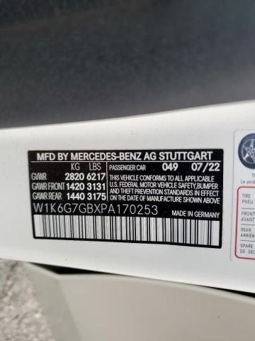W1K6G7GBXPA170253 Mercedes-Benz S 580 4matic