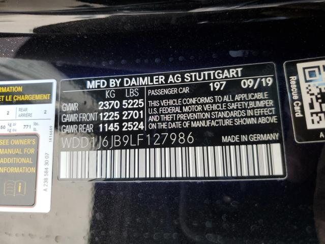WDD1J6JB9LF127986 Mercedes-Benz E 450 4matic