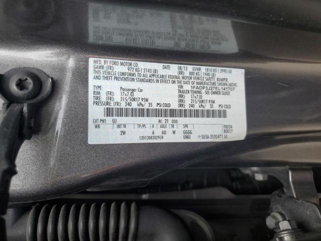 1FADP3J27EL141707 Ford Focus Titanium