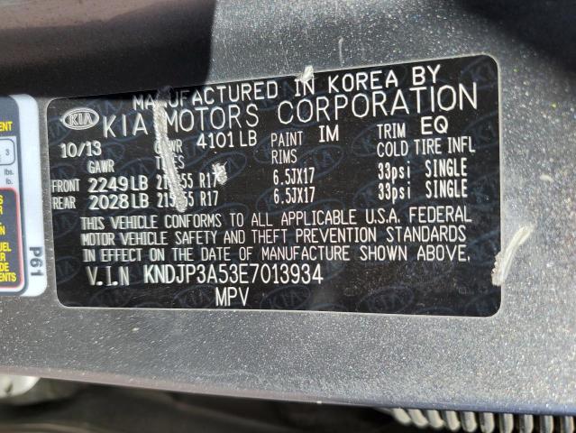 KNDJP3A53E7013934 KIA SOUL +