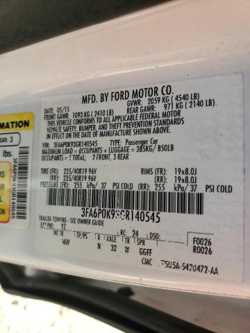 3FA6P0K93GR140545 Ford Fusion Titanium