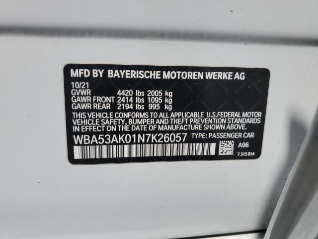 2022 BMW 228I - WBA53AK01N7K26057