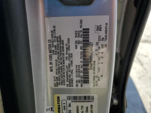 3FA6P0H99ER368327 Ford FUSION SE