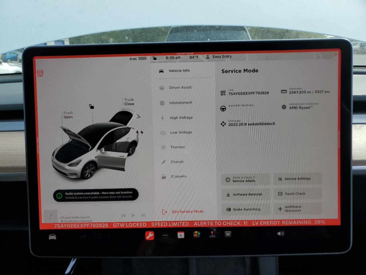 7SAYGDEEXPF792828 Tesla Model Y  9