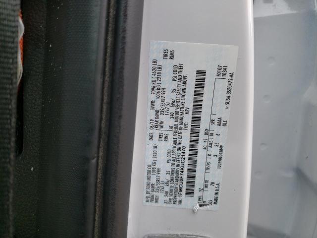 1FMCU0F74KUC21470 Ford ESCAPE S