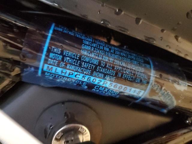 2023 HONDA CMX500 MLHPC5602P5600118