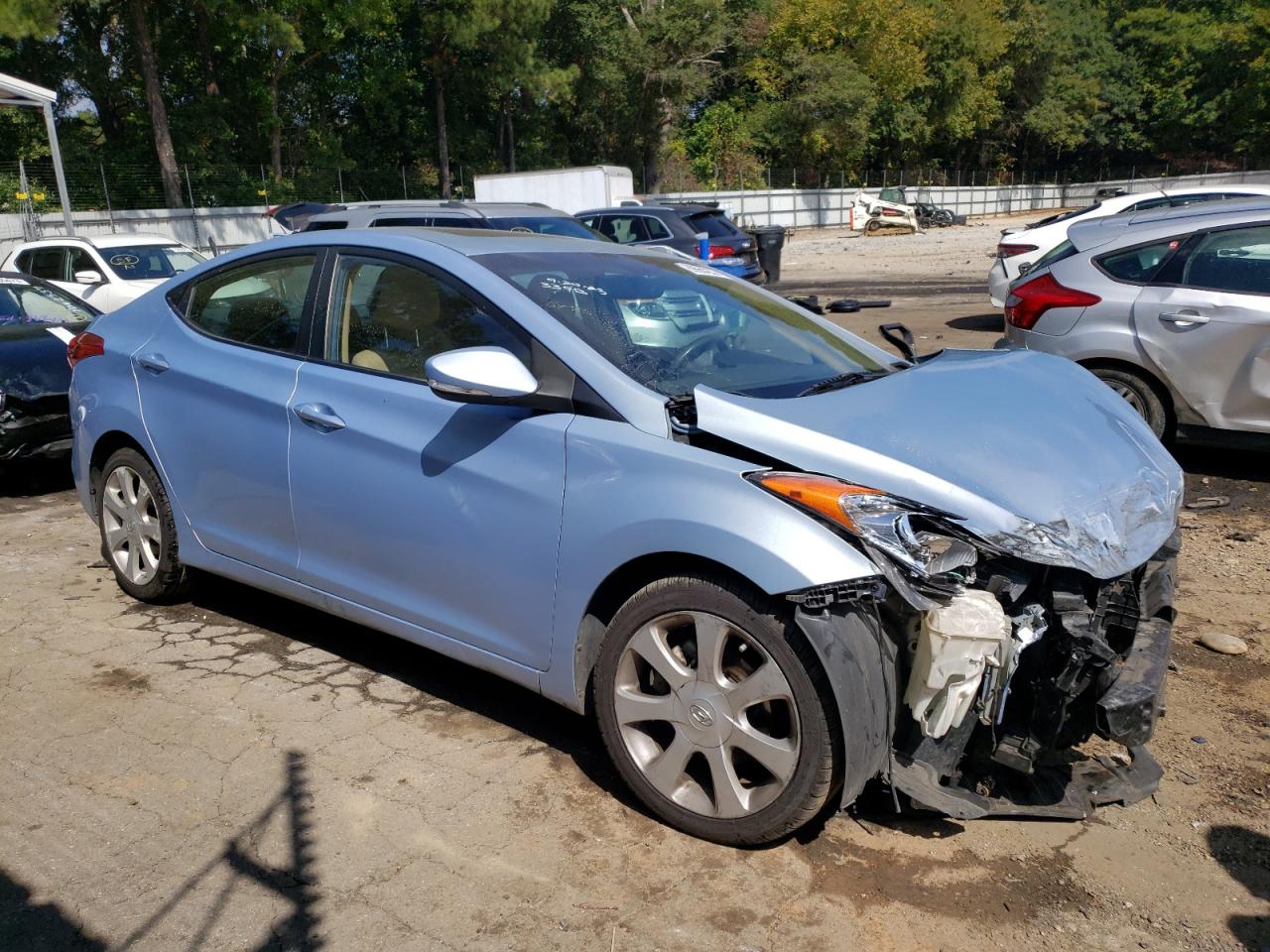 2012 Hyundai Elantra Gls vin: KMHDH4AE2CU333398