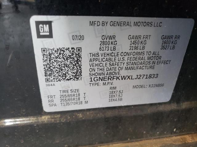 1GNERFKWXLJ271833 Chevrolet Traverse Ls