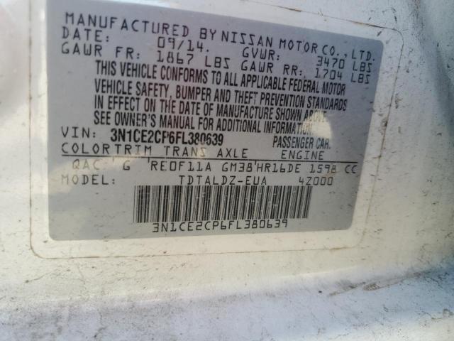 2015 NISSAN VERSA NOTE - 3N1CE2CP6FL380639