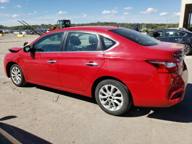  NISSAN SENTRA 2018 Червоний