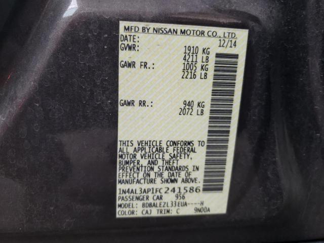1N4AL3AP1FC241586 Nissan ALTIMA 2.5