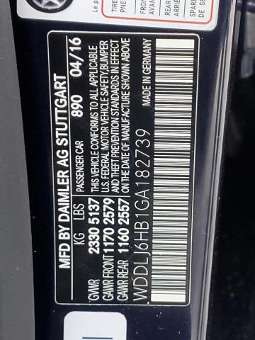 WDDLJ6HB1GA182739 Mercedes-Benz Cls 400 4matic