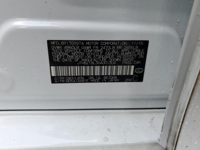 JTHBZ1BL3GA001304 Lexus Gs 350 Base