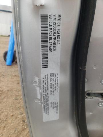 2C3CDXL97MH594421 Dodge Charger Srt Hellcat