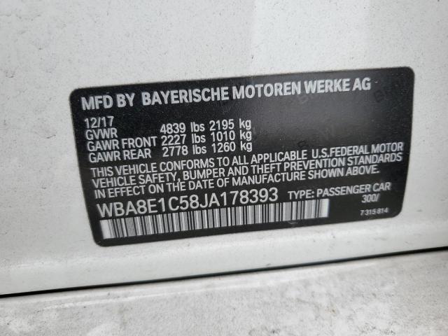 WBA8E1C58JA178393 BMW 330e