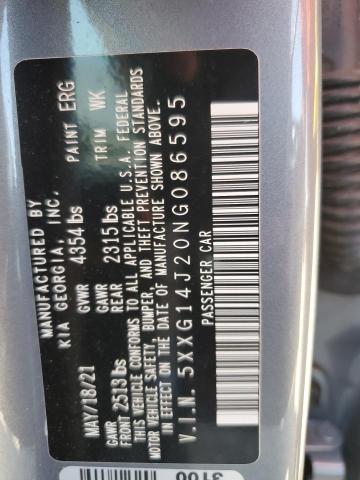 5XXG14J20NG086595 KIA K5 LXS