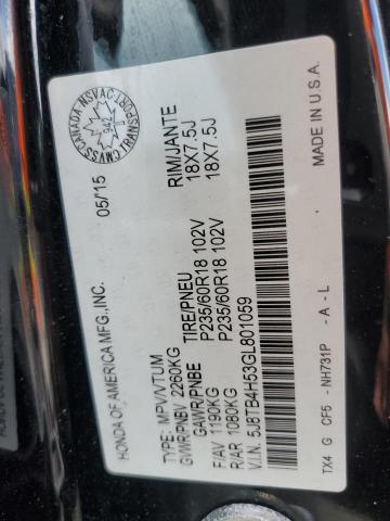 2016 ACURA RDX TECHNO #3285636287