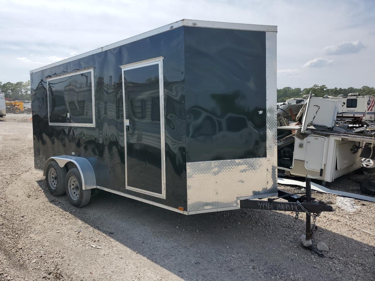 2023 Quality Cargo 7x16TA Enclosed V-Series Nose Ramp Door