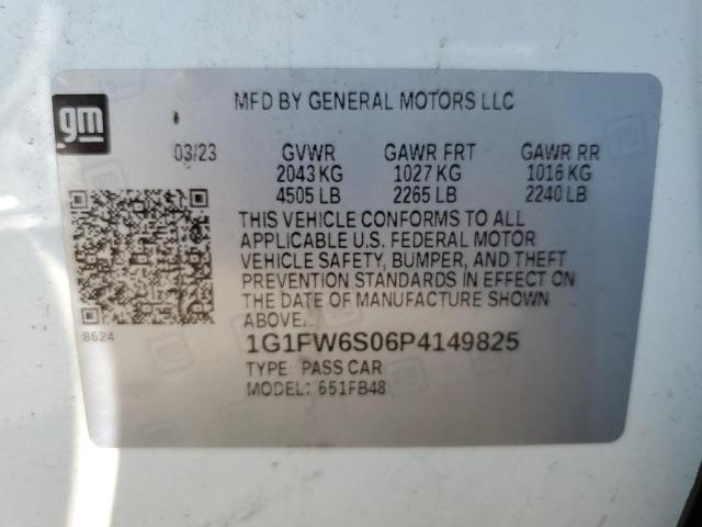 2023 CHEVROLET BOLT EV 1L 1G1FW6S06P4149825