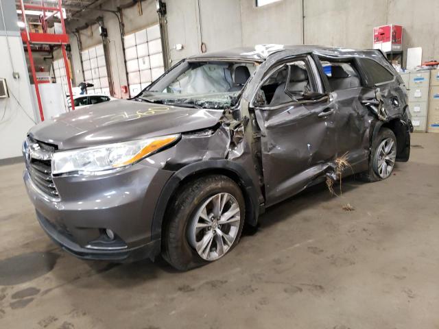 VIN 5TDBKRFH9ES016240 2014 Toyota Highlander, LE no.1