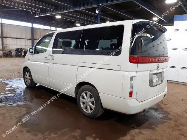 E51021640 Auction: COPART UK Lot: 66807813 Location: PETERLEE E51021640 NISSAN ELGRAND 2003 WHITE Photo 4