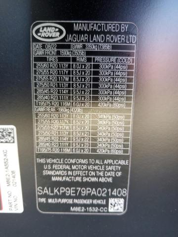 SALKP9E79PA021408 Land Rover Rangerover RANGE ROVE 11