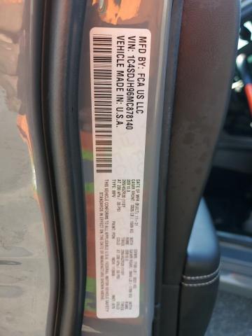 1C4SDJH96MC878140 Dodge Durango Srt Hellcat