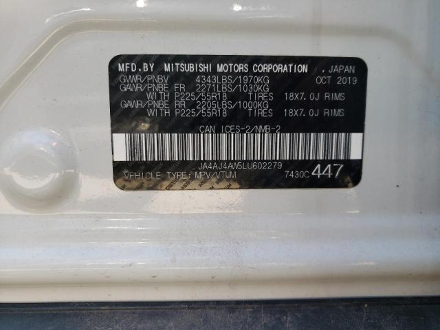 2020 MITSUBISHI RVR SE JA4AJ4AW5LU602279